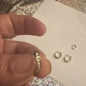 Elegant 925 Gold Hoop Earrings